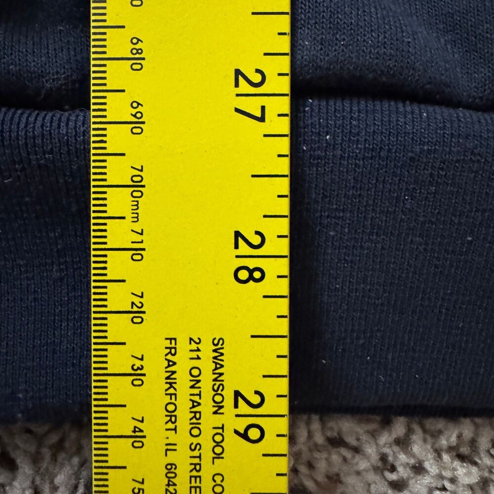 Carhartt Hoodie Mens XL Loose Fit Blue Thermal Lined Rain Defender Midweight - Picture 6 of 10